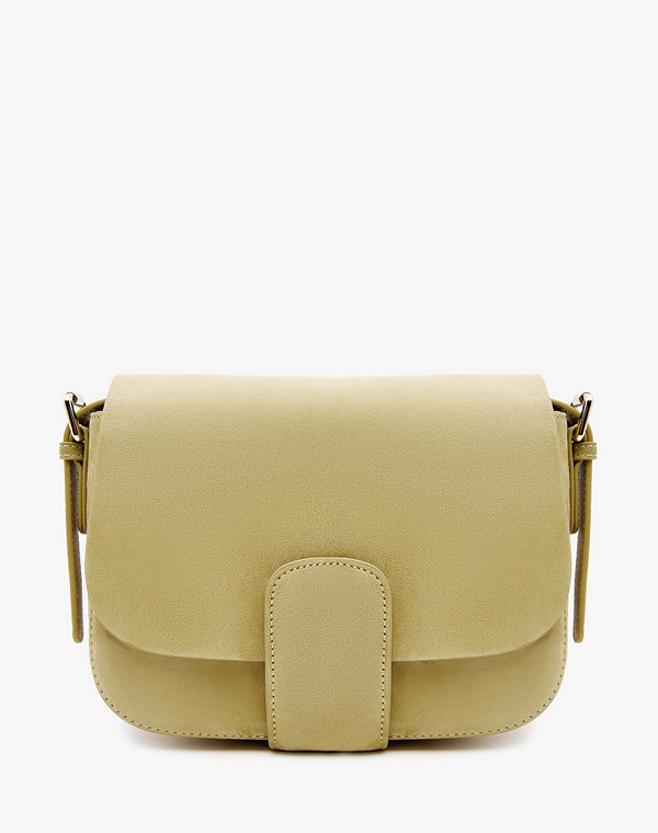 660-3107-604 Сумка женская велюр-кож.спилок/текстиль хаки, S, Mascotte