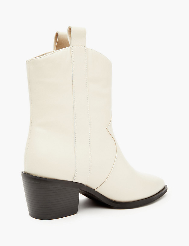 Светло-бежевые женские казаки MASCOTTE 233-3205821-7137M | ракурс 4