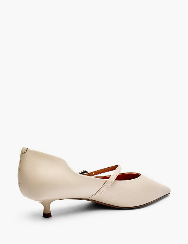 Молочные женские туфли Мэри Джейн MASCOTTE 100-514612-0501 | ракурс 3