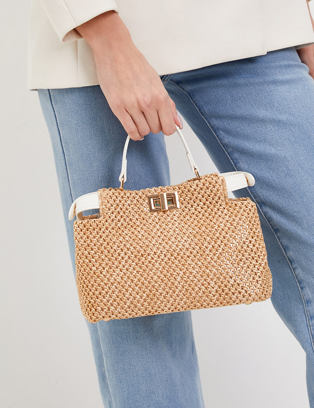 Бежевая женская сумка MASCOTTE 660-4112-0301 | ракурс 1