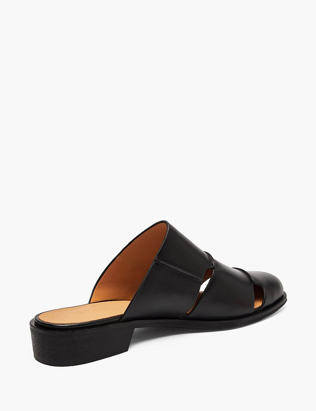 Черные женские сабо MASCOTTE 126-615411-7101M | ракурс 3