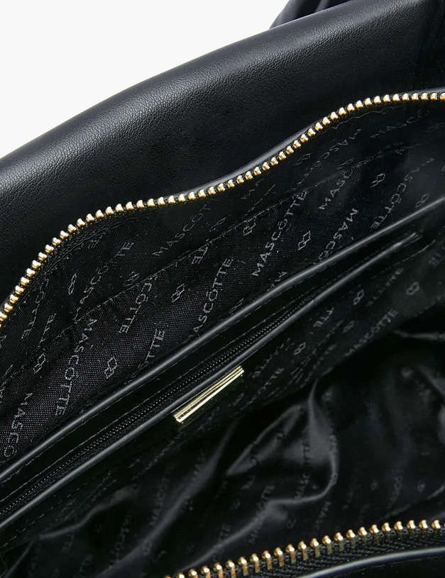 Черная женская сумка с цепью MASCOTTE 670-2210-602 | ракурс 3