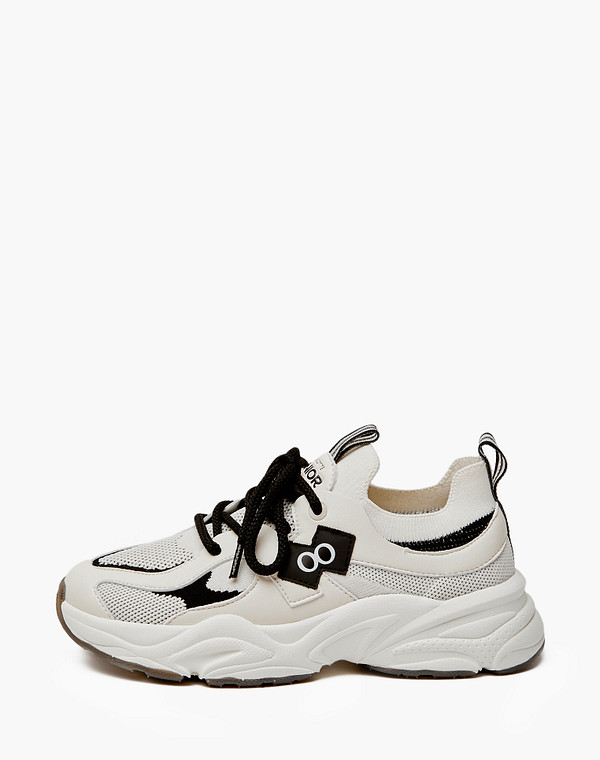 234-413021-0201 Полуботинки для активного отдыха мальч./девич. текстиль/текстиль бел, Mascotte JUNIOR