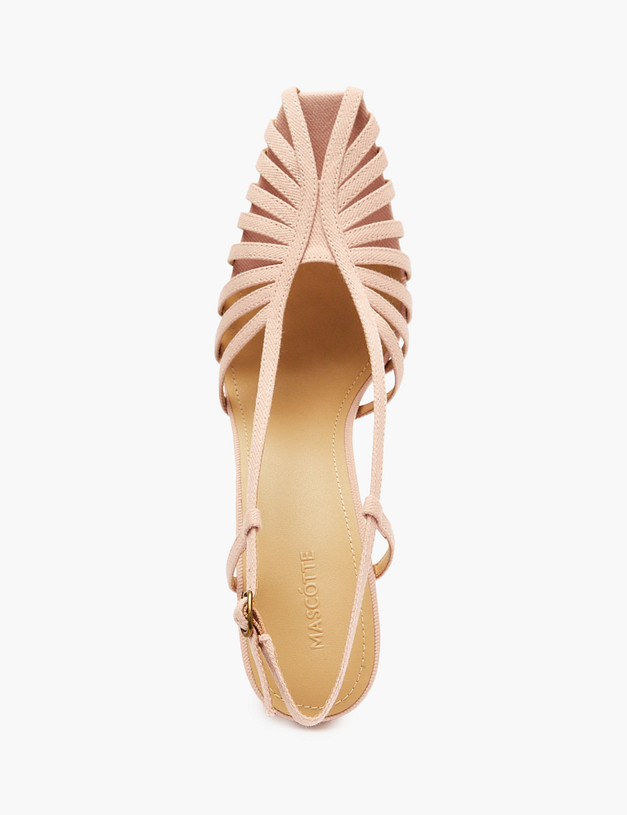 Розовые женские босоножки MASCOTTE 175-5163013-0206 | ракурс 7