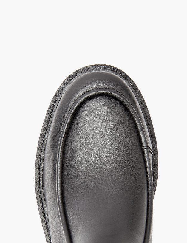 Черные кожаные женские челси MASCOTTE 233-3202122-3100M | ракурс 5