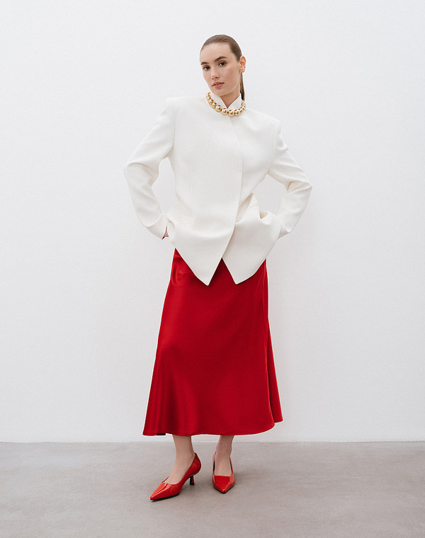 Красные лакированные женские туфли 5990₽