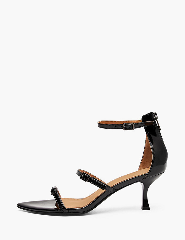 Черные женские босоножки MASCOTTE 233-6103011-3701M | ракурс 1