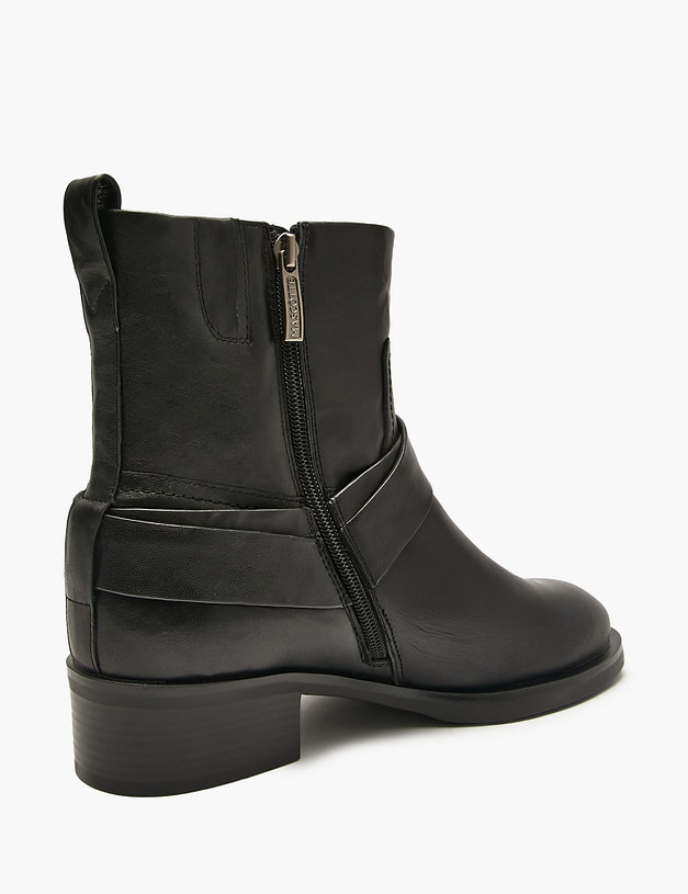 Черные женские ботинки MASCOTTE 233-5282921-0102 | ракурс 3