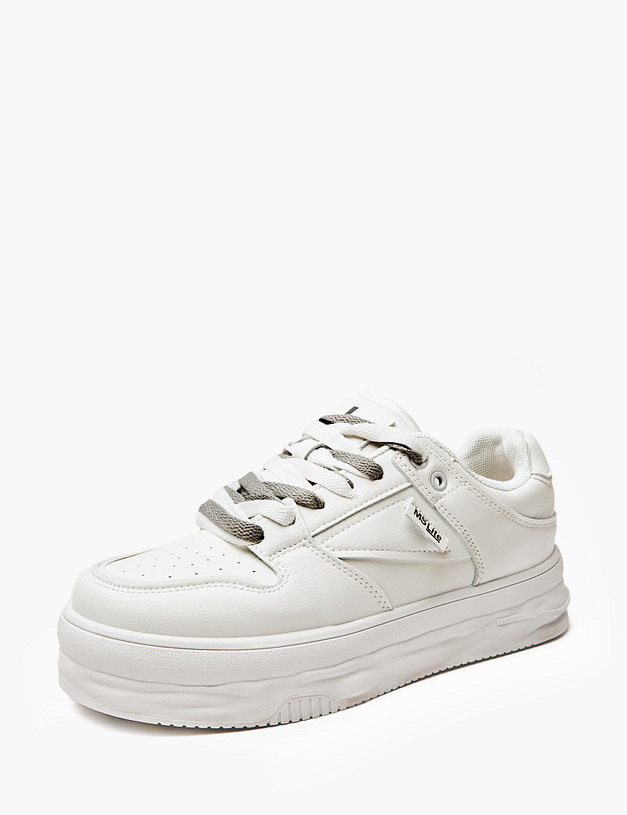 Белые женские кеды MASCOTTE 64-411021-0601 | ракурс 3
