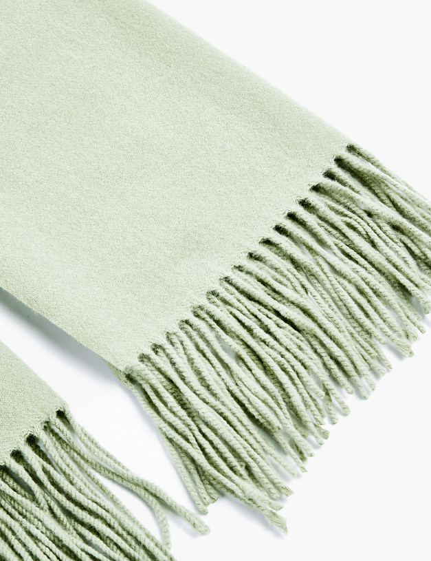 Зеленый женский шарф MASCOTTE 766-2222-2404 | ракурс 3