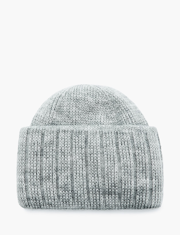 Серая женская шапка MASCOTTE 781-2205-510 | ракурс 2