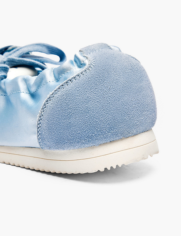 Голубые женские слипоны MASCOTTE 156-610161-0211 | ракурс 6