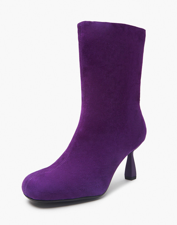 175-4242721-4658M Ботинки женские велюр/ворсин фиол, Mascotte