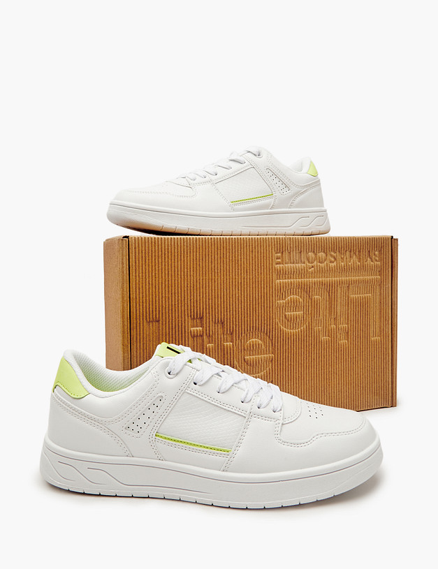 Белые женские кеды MASCOTTE 181-411121-0601 | ракурс 9 Белые женские кеды MASCOTTE 181-411121-0601 | ракурс 9