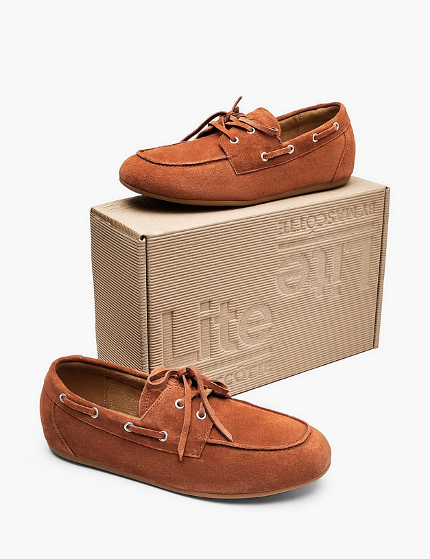 Рыжие женские полуботинки MASCOTTE 234-610021-0213 | ракурс 7