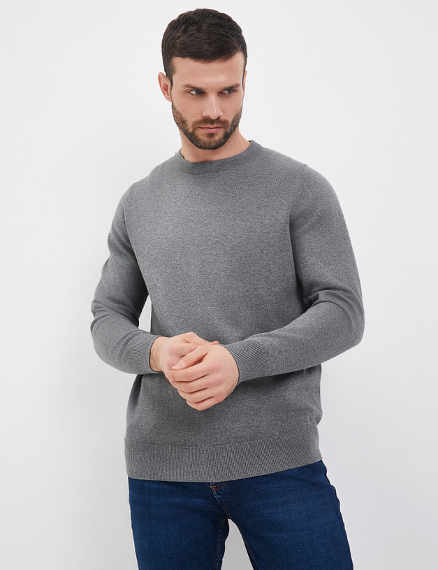 Серый мужской джемпер MASCOTTE 900-4223-2610 | ракурс 2