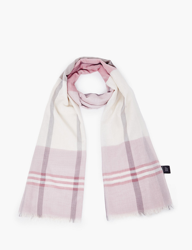 Розовый женский шарф MASCOTTE 766-5116-2606 | ракурс 2
