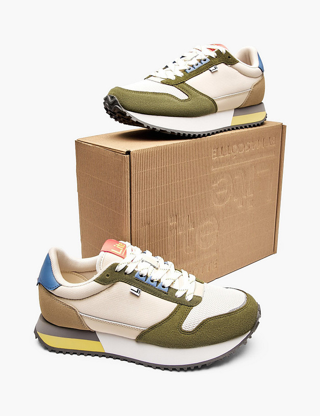 Молочные женские кроссовки MASCOTTE 181-512421-0208 | ракурс 6