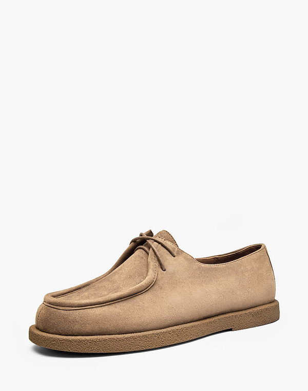 126-522511-4608M Полуботинки женские велюр/нат.кожа-текстиль беж, Mascotte