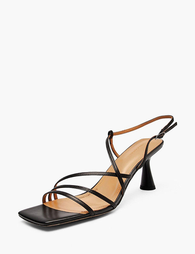 Черные женские босоножки MASCOTTE 233-513911-0502 | ракурс 2