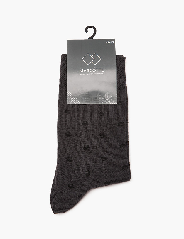 Серые мужские носки MASCOTTE 765-4104-2610 | ракурс 1 Серые мужские носки MASCOTTE 765-4104-2610 | ракурс 1