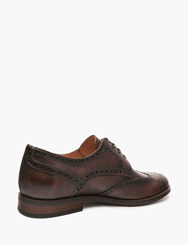 Коричневые мужские броги MASCOTTE 128-513912-0109 | ракурс 5