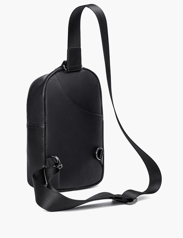 Черная мужская сумка MASCOTTE 604-5121-102 | ракурс 3