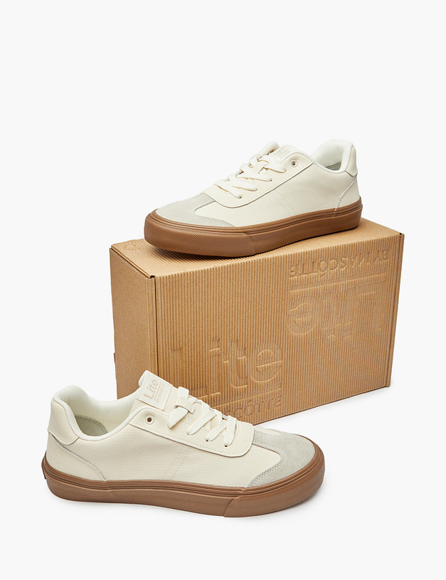 Молочные женские кеды MASCOTTE 156-4206822-0208 | ракурс 8