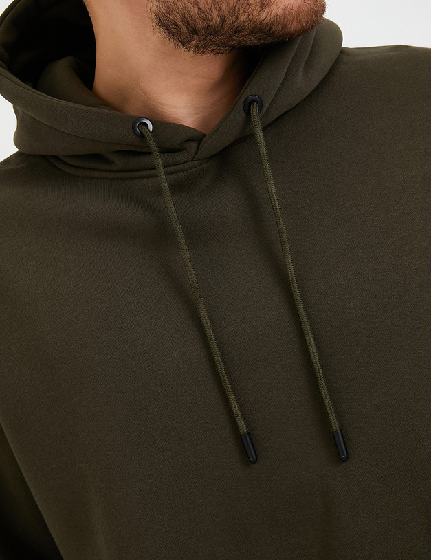 Зеленое мужское худи MASCOTTE 234-3360-2604 | ракурс 5