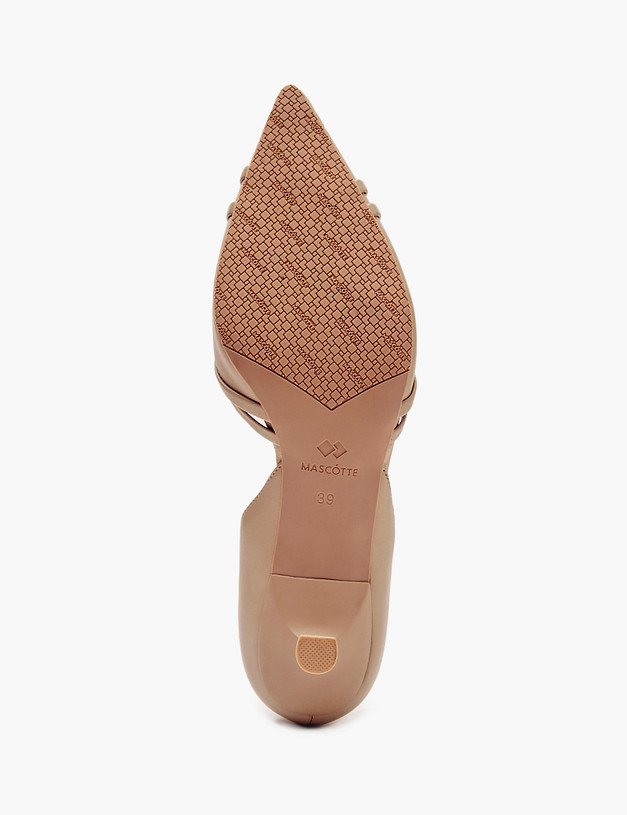 Бежевые женские туфли MASCOTTE 172-412411-3509M | ракурс 5