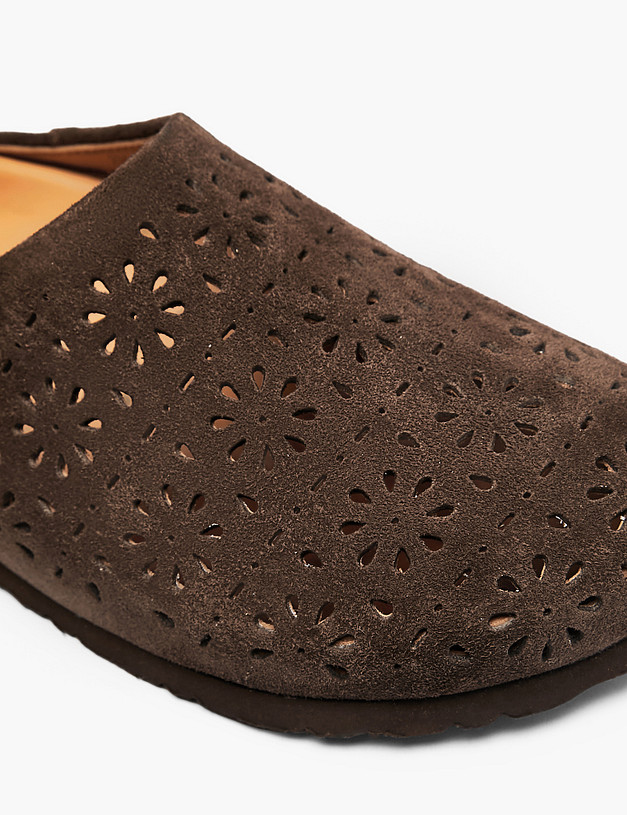 Коричневые женские сабо MASCOTTE 234-618711-2236M | ракурс 6