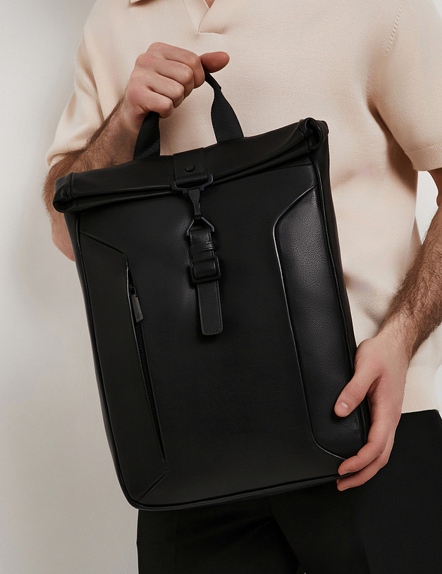 Черный мужской рюкзак MASCOTTE 622-6112-102 | ракурс 2