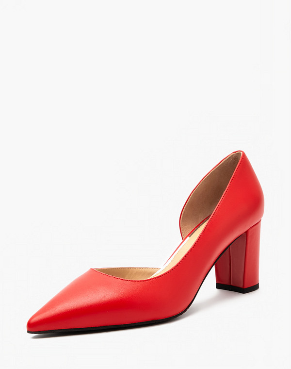 172-4122712-6546M Туфли женские нат.кожа/нат.кожа красн, Mascotte