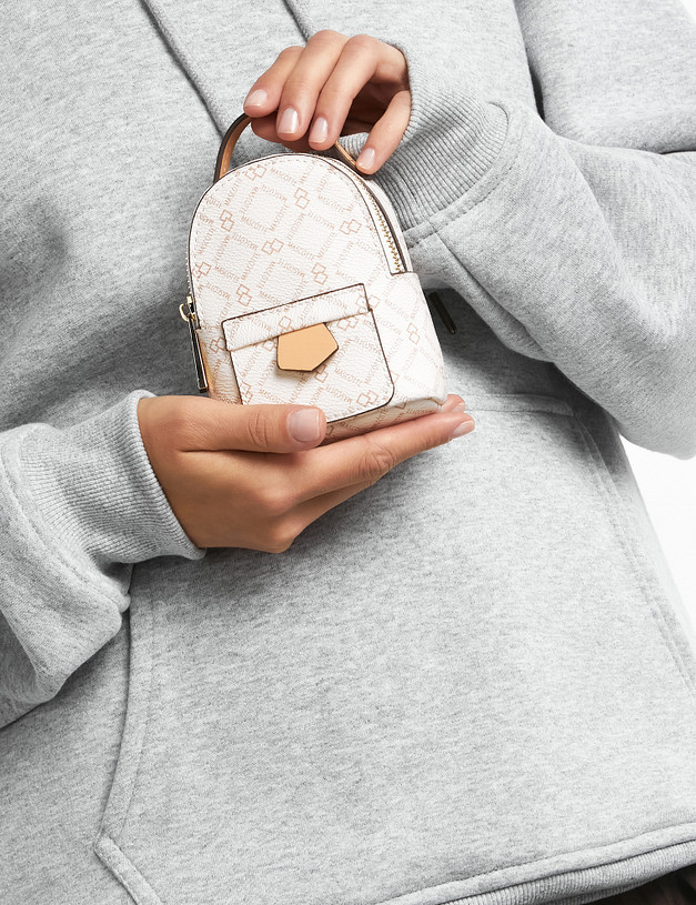 Белый женский мини-рюкзак MASCOTTE 602-2213-601 | ракурс 1