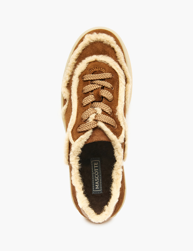 Рыжие женские кеды на платформе MASCOTTE 22-5280121-4691M | ракурс 4 Рыжие женские кеды на платформе MASCOTTE 22-5280121-4691M | ракурс 4
