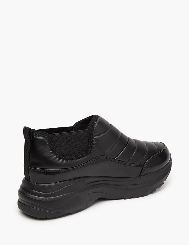 Черные короткие женские дутики MASCOTTE 64-320124-0202 | ракурс 3