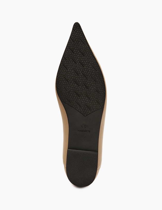 Бежевые женские балетки MASCOTTE 100-517011-0508 | ракурс 5