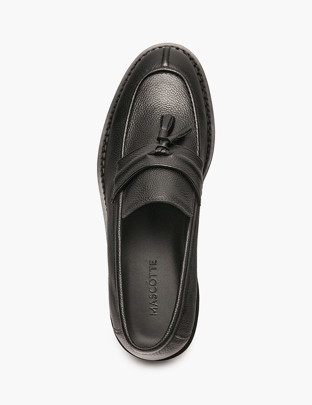 Черные мужские лоферы MASCOTTE 128-5121517-0102 | ракурс 4