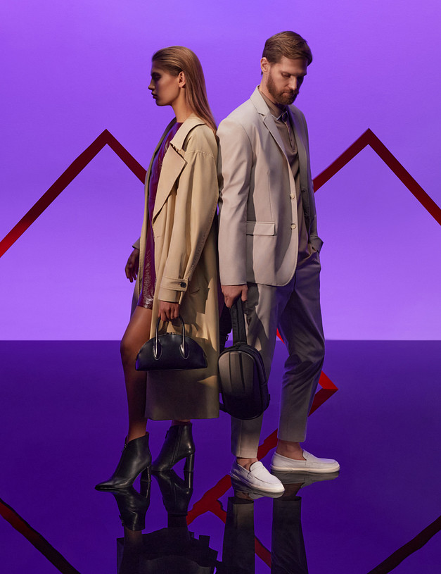 Черные женские ботильоны с молнией  MASCOTTE 100-410411-0502 | ракурс 1