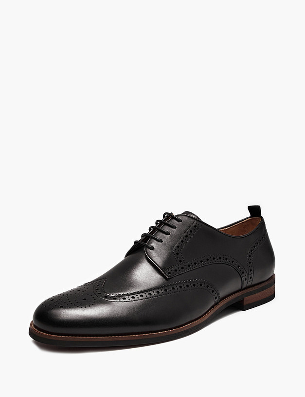 Черные мужские броги MASCOTTE 175-610412-0102 | ракурс 2