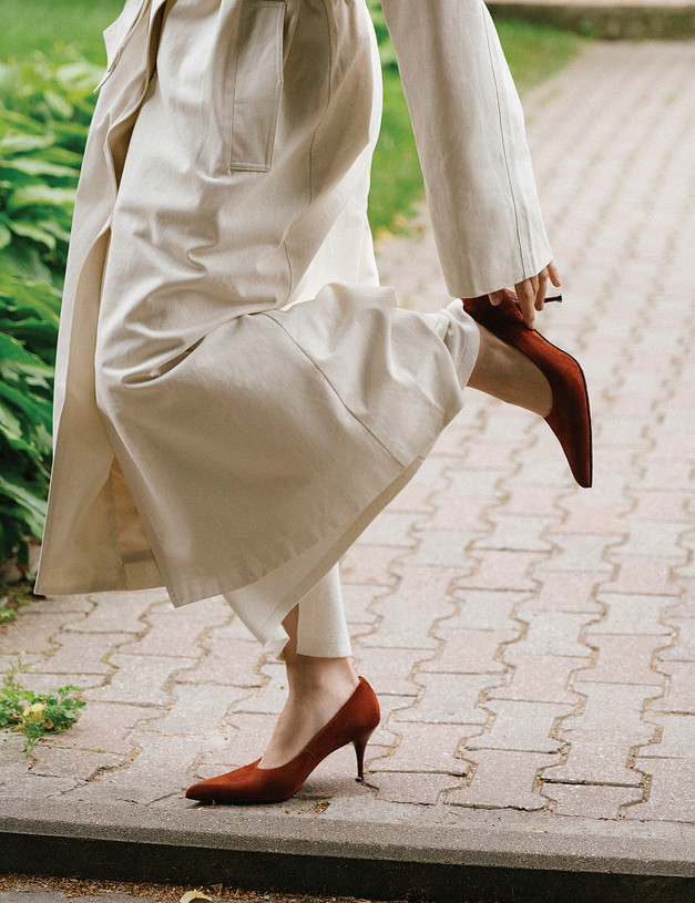 Терракотовые женские туфли MASCOTTE 126-522611-0613 | ракурс 1