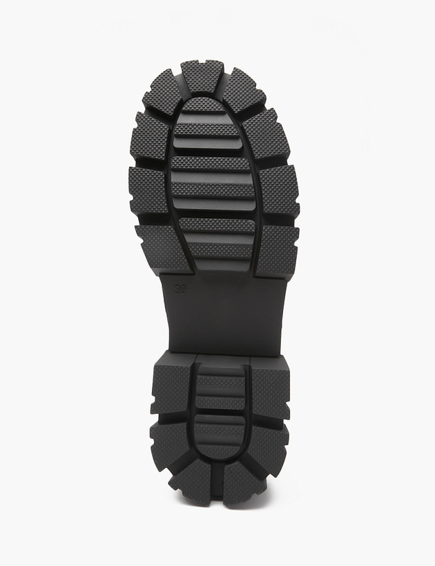 Черные женские полуботинки на массивной подошве MASCOTTE 98-420121-0202 | ракурс 6