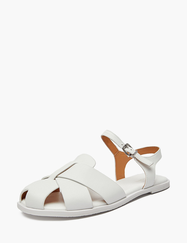 Белые женские сандалии MASCOTTE 233-514311-3569M | ракурс 2