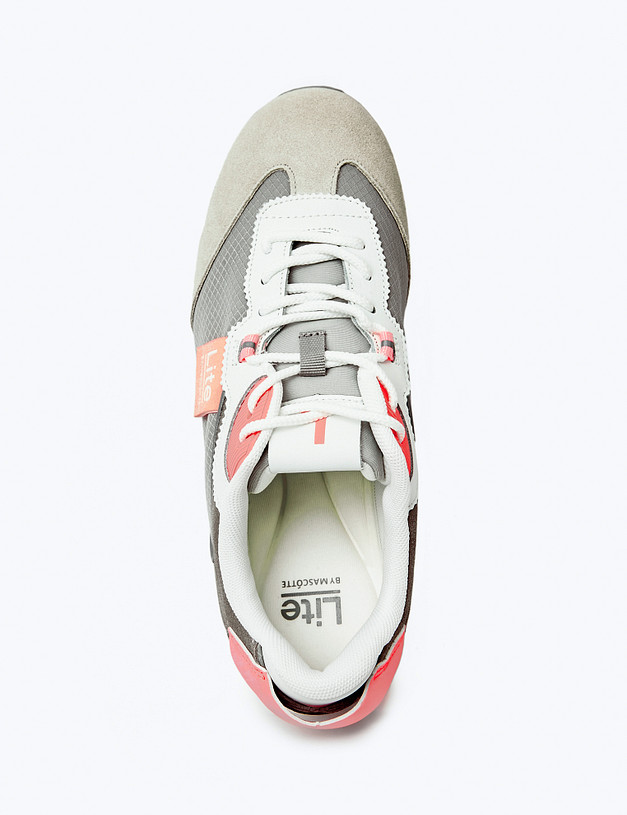 Серые женские кроссовки  MASCOTTE 189-415621-0210 | ракурс 4