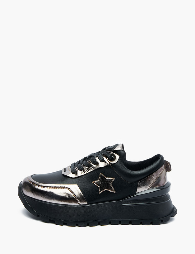 Бронзовые женские кроссовки MASCOTTE 234-224522-0617 | ракурс 2