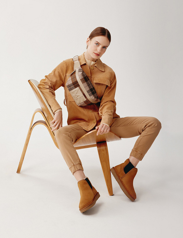 Бежевая женская сумка MASCOTTE 660-2130-208 | ракурс 2