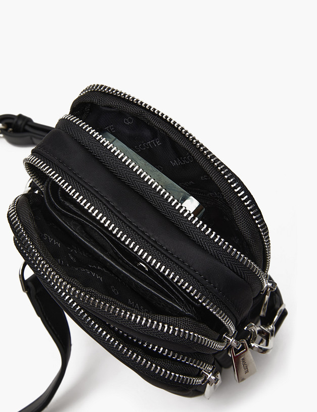 Черная женская сумка MASCOTTE 670-4113-202 | ракурс 7 Черная женская сумка MASCOTTE 670-4113-202 | ракурс 7