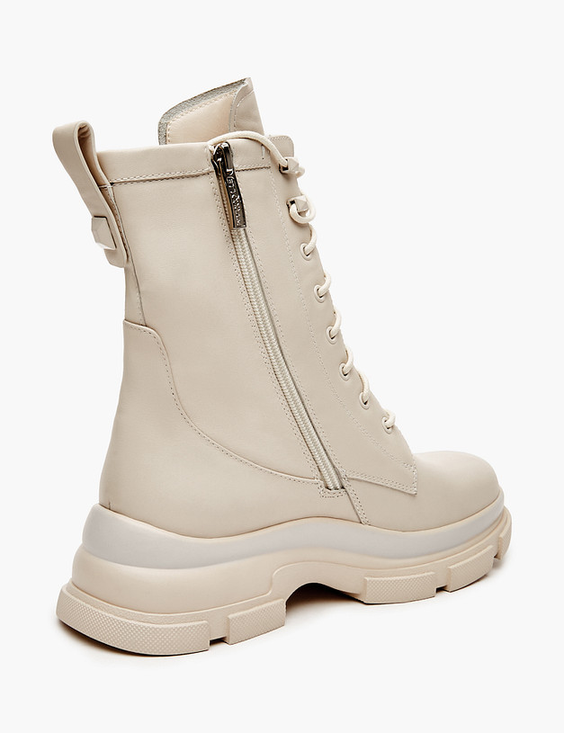 Бежевые женские зимние ботинки MASCOTTE 233-3201934-7137M | ракурс 3