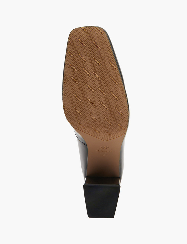 Черные лакированные женские туфли MASCOTTE 233-511211-3701M | ракурс 5