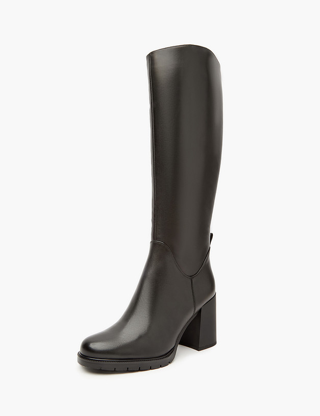 Черные женские зимние сапоги MASCOTTE 100-322431-0102 | ракурс 2